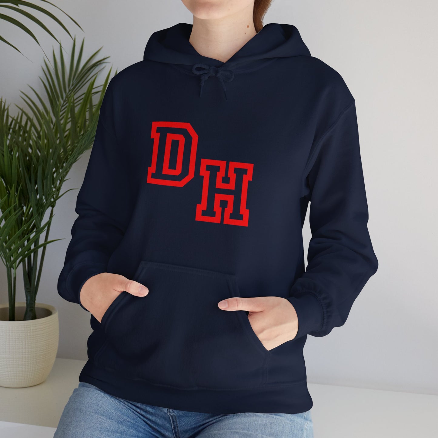 DH Red Unisex Hooded Sweatshirt