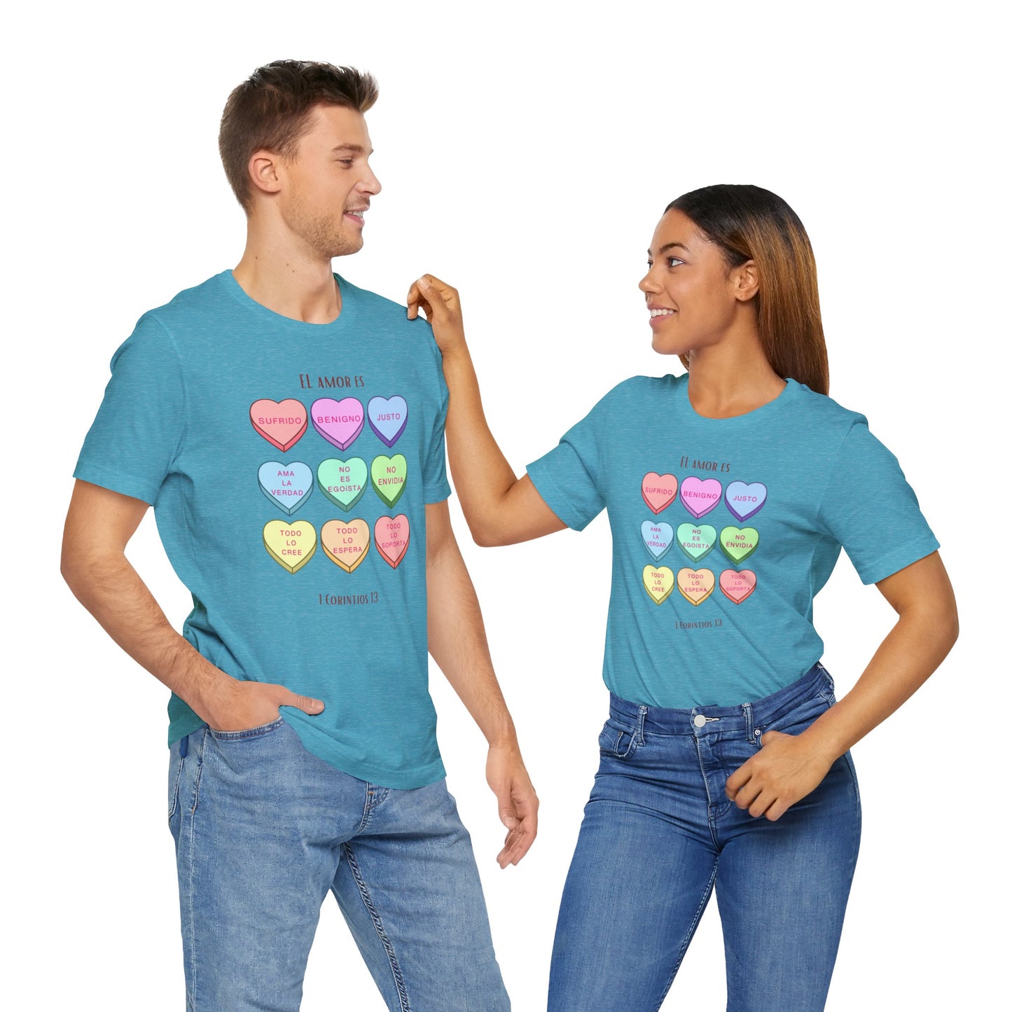 El amor es Unisex Jersey Short Sleeve Tee