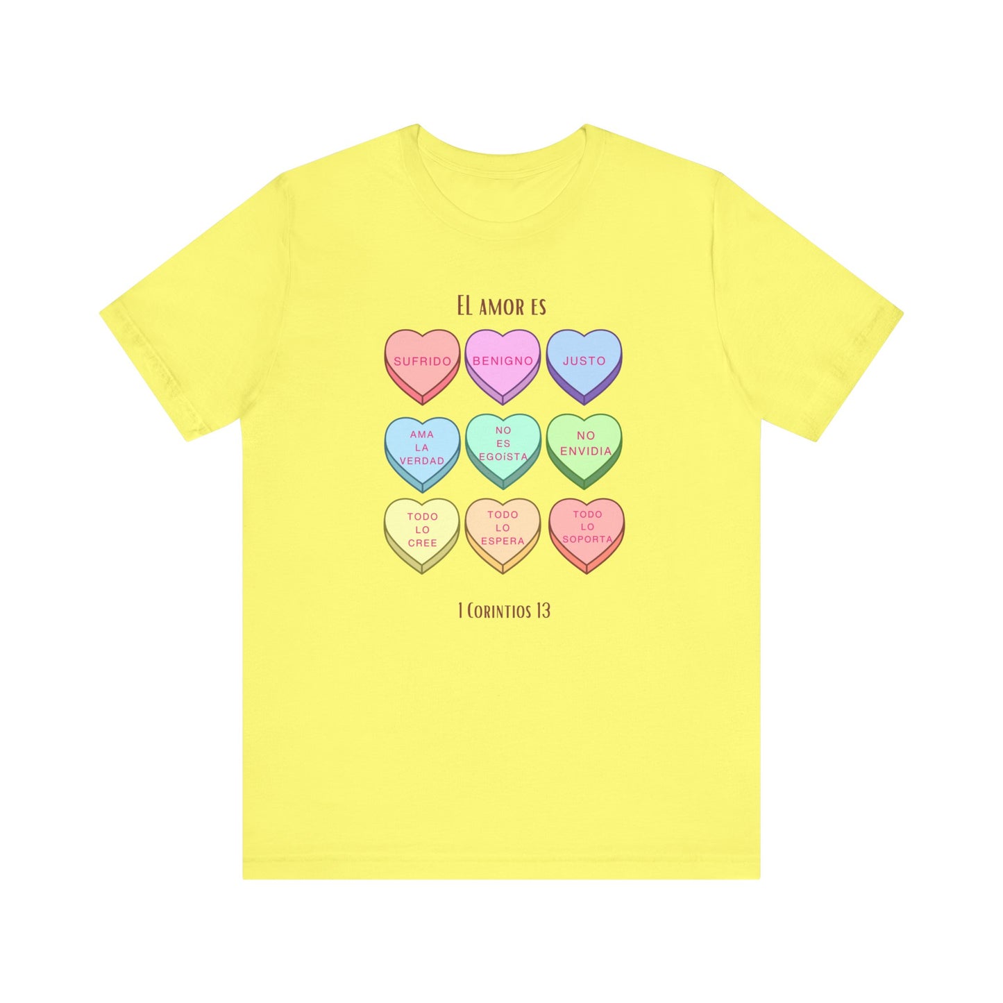 El amor es Unisex Jersey Short Sleeve Tee