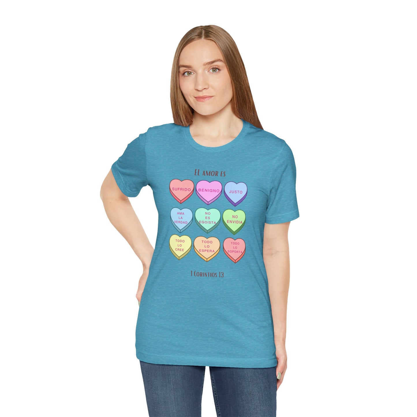 El amor es Unisex Jersey Short Sleeve Tee