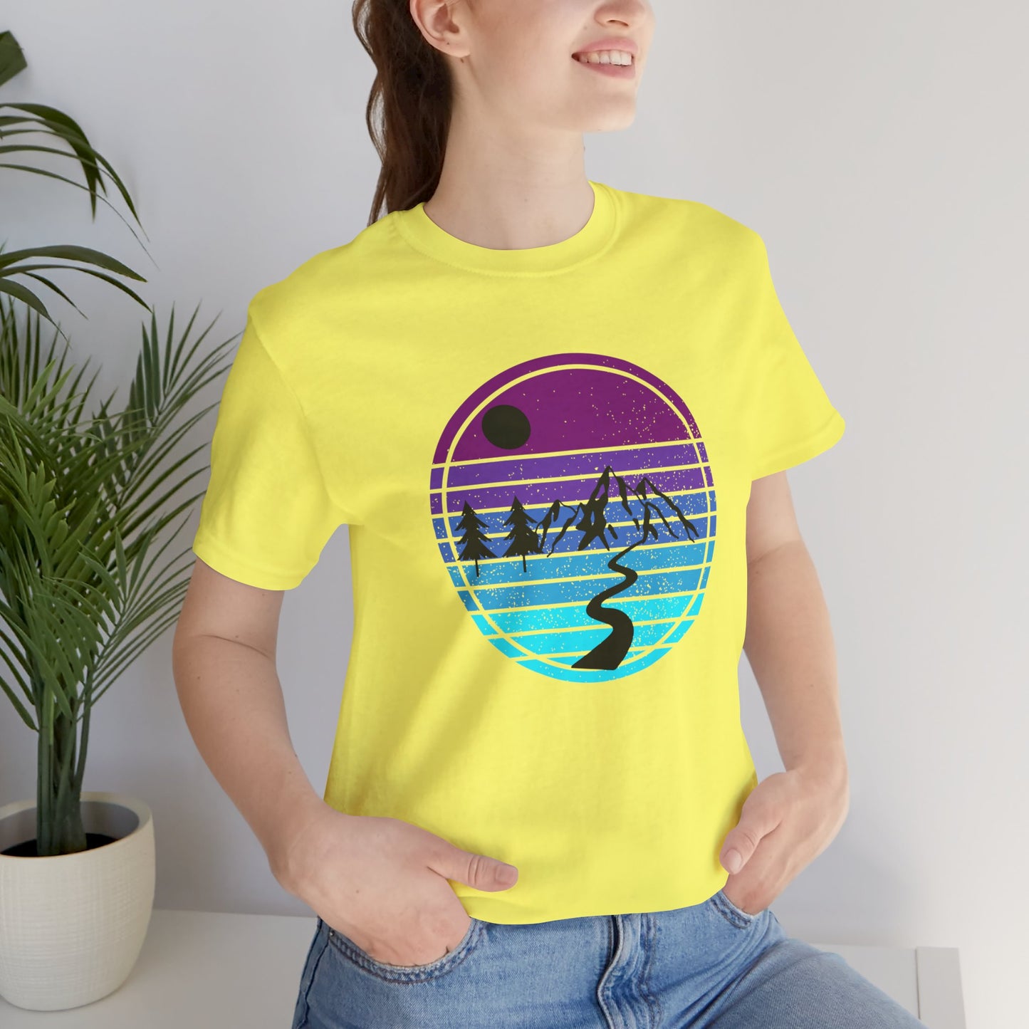 Blue Sunset Unisex Jersey Short Sleeve Tee