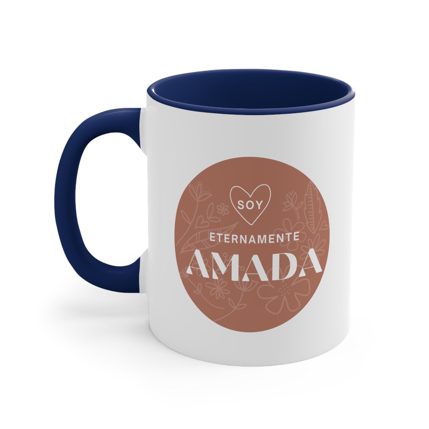 Soy eternamente amada Accent Coffee Mug, 11oz