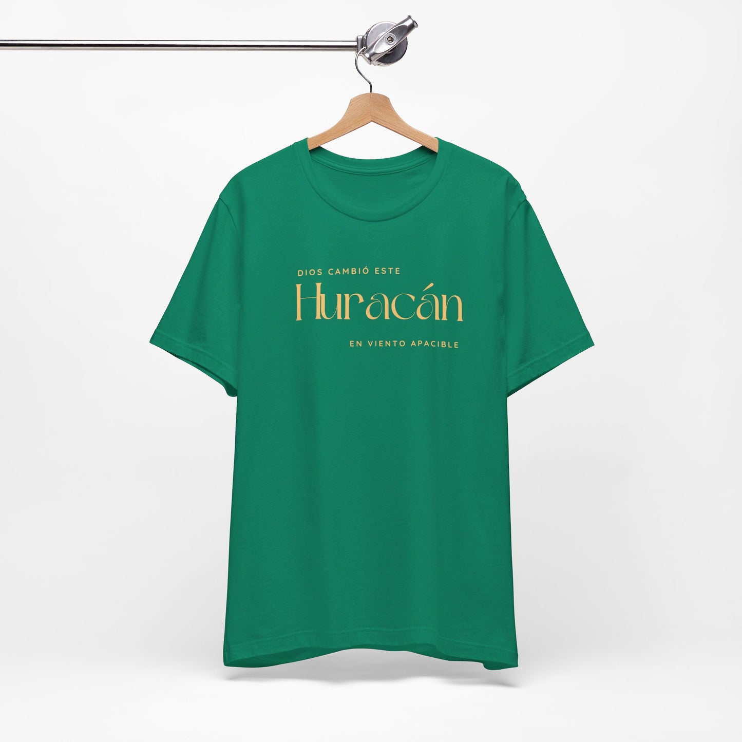 Dios cambió este huracán Unisex Jersey Short Sleeve Tee