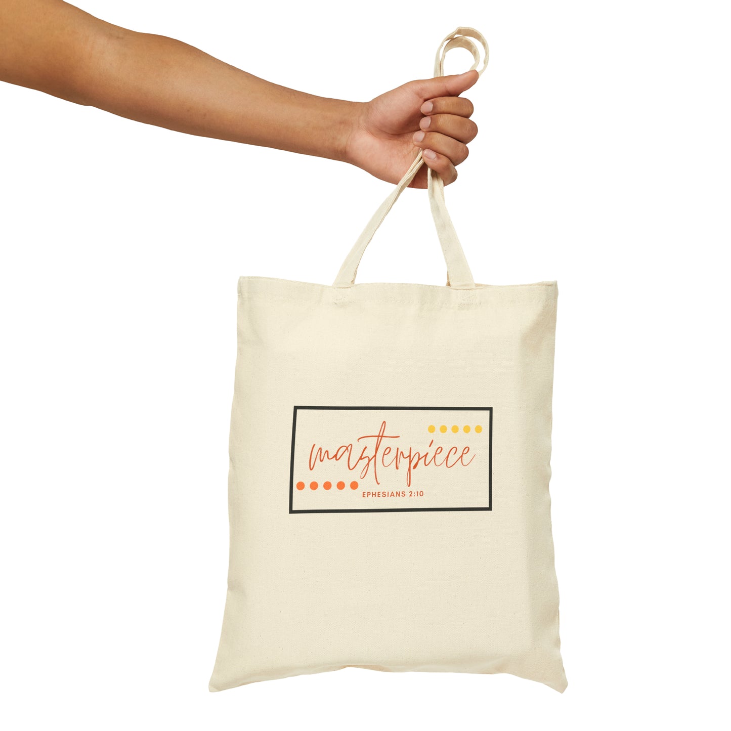 Masterpiece Cotton Canvas Tote Bag