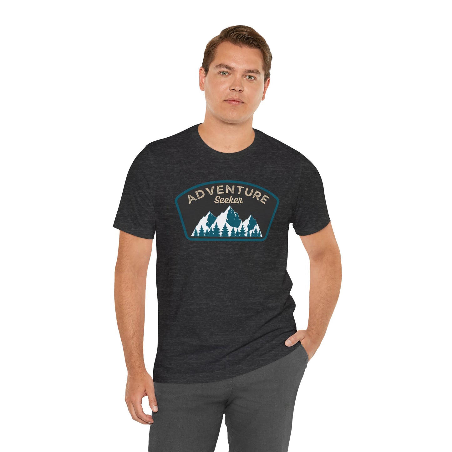 Adventure seeker Unisex Jersey Short Sleeve Tee