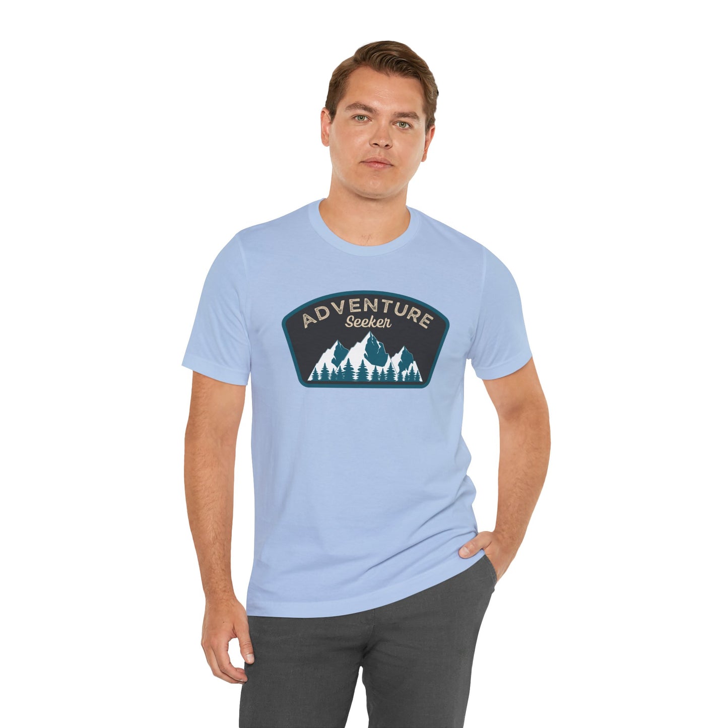 Adventure seeker Unisex Jersey Short Sleeve Tee