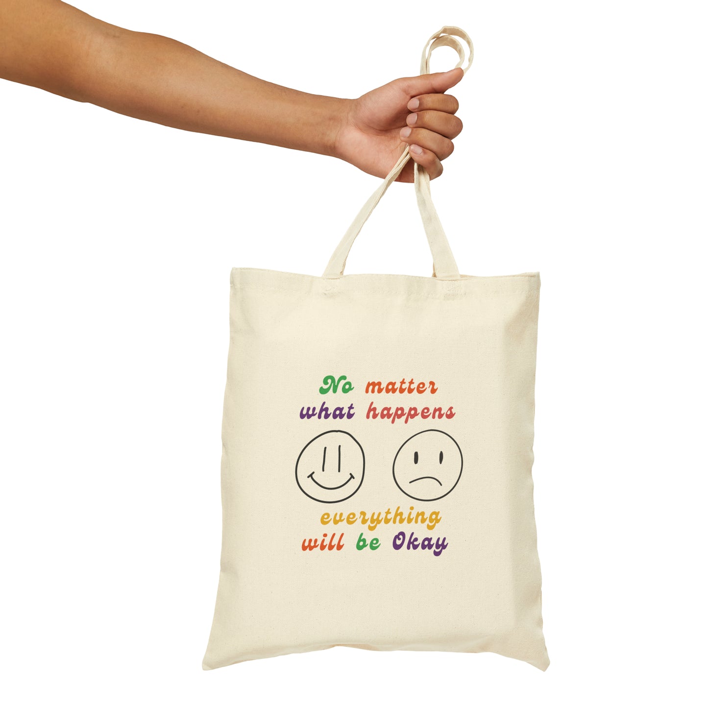 Everything will be okay Cotton Canvas Tote Bag