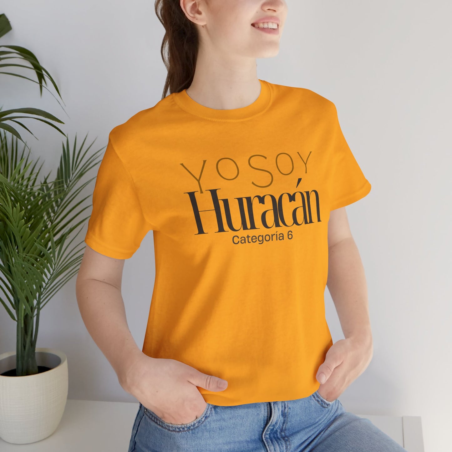 Yo Soy Huracán categoría 6 Unisex Jersey Short Sleeve Tee