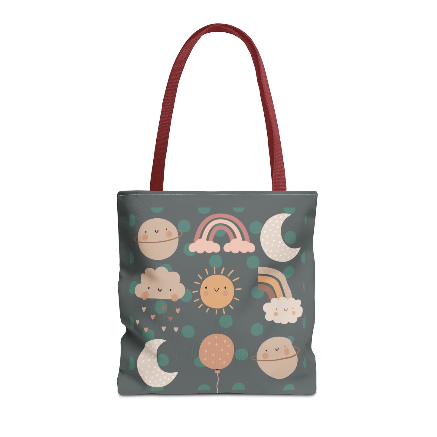 Rainbow, Sun and Moon (G) Tote Bag