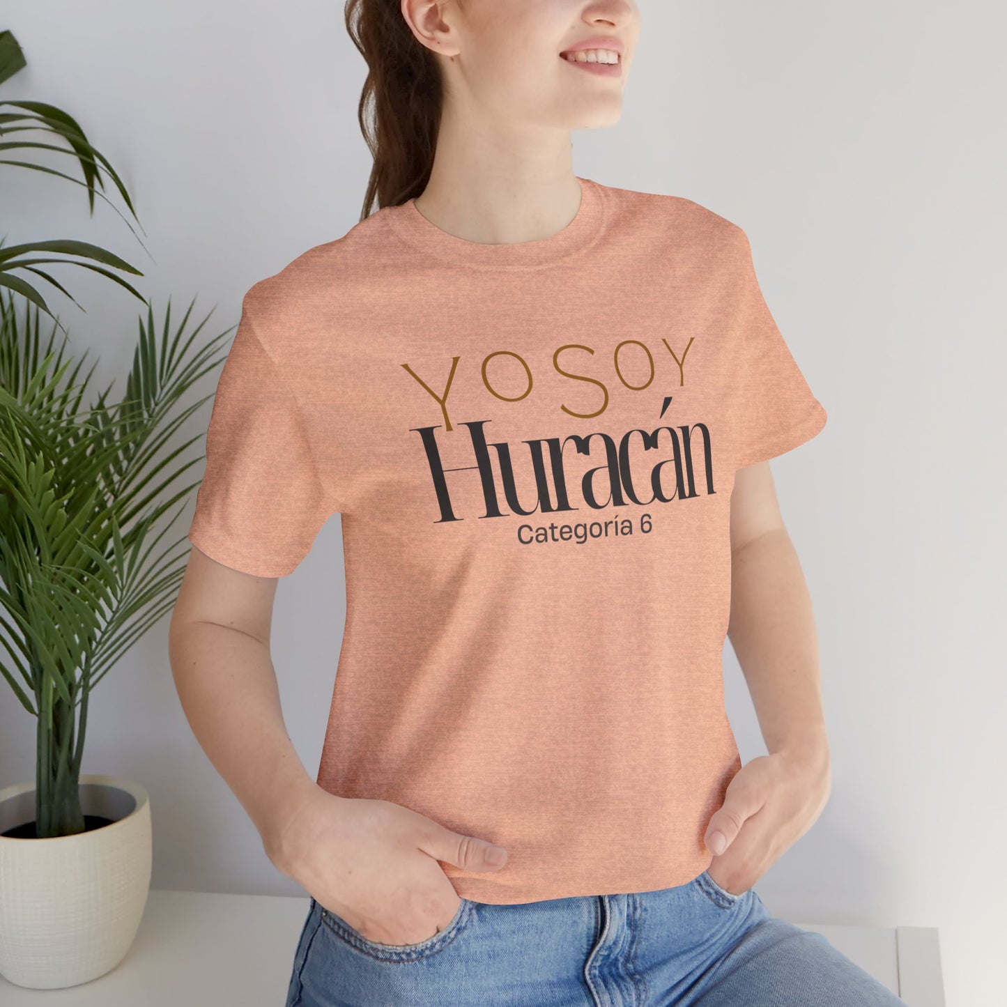 Yo Soy Huracán categoría 6 Unisex Jersey Short Sleeve Tee