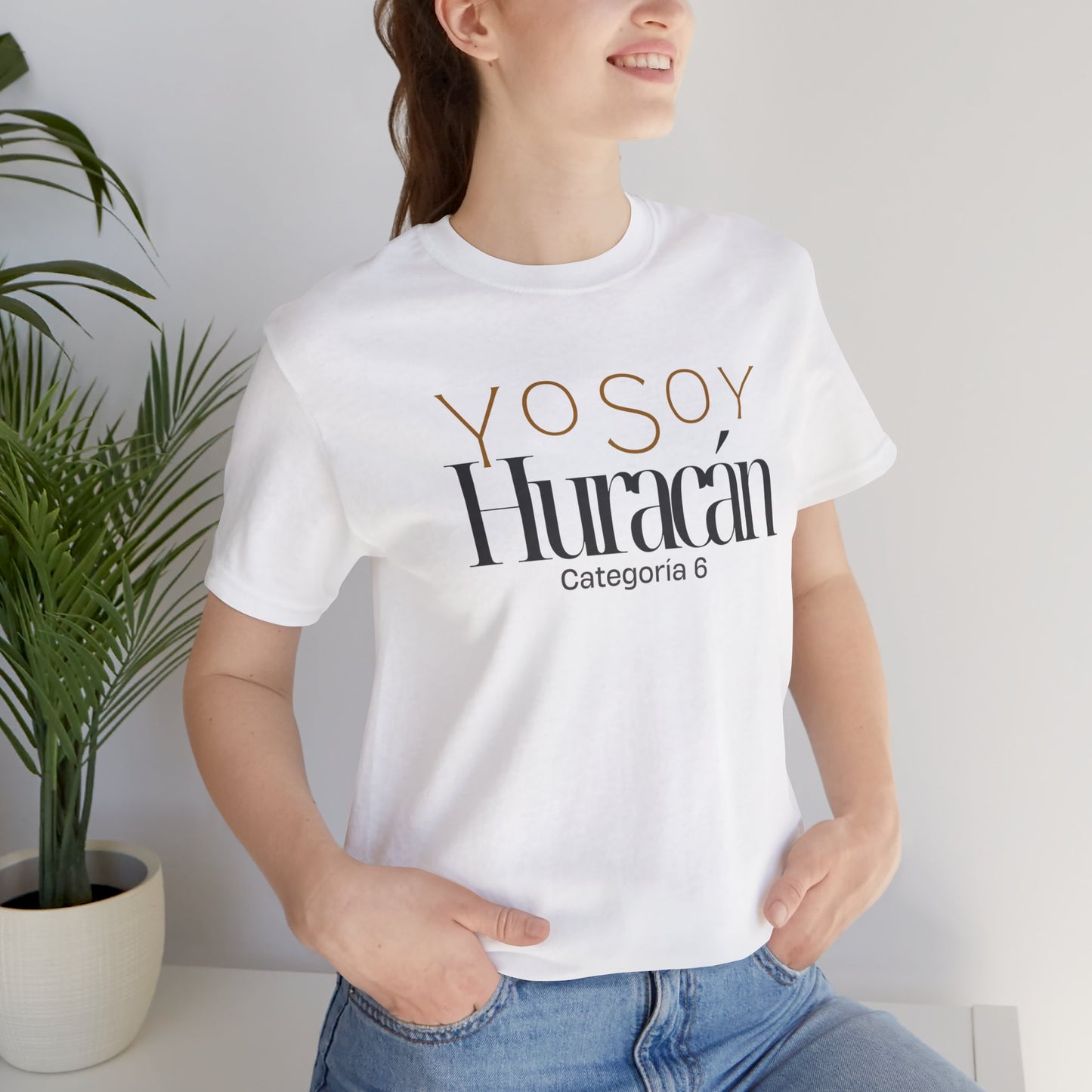 Yo Soy Huracán categoría 6 Unisex Jersey Short Sleeve Tee