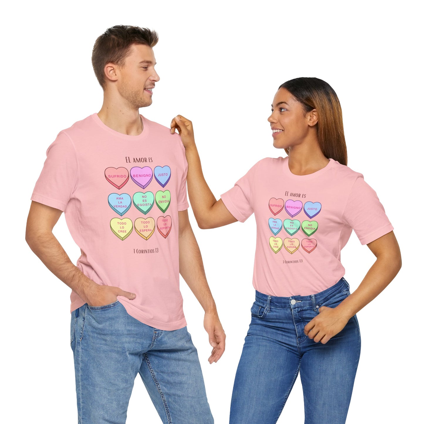 El amor es Unisex Jersey Short Sleeve Tee