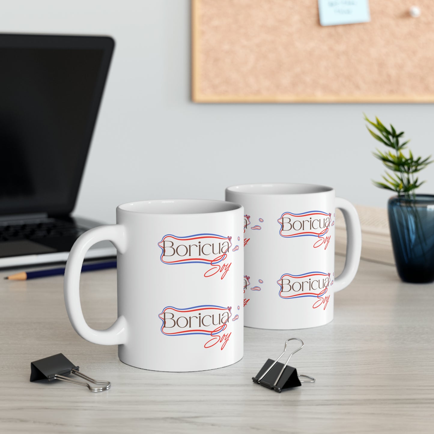 Boricua Soy Ceramic Mug (11oz)