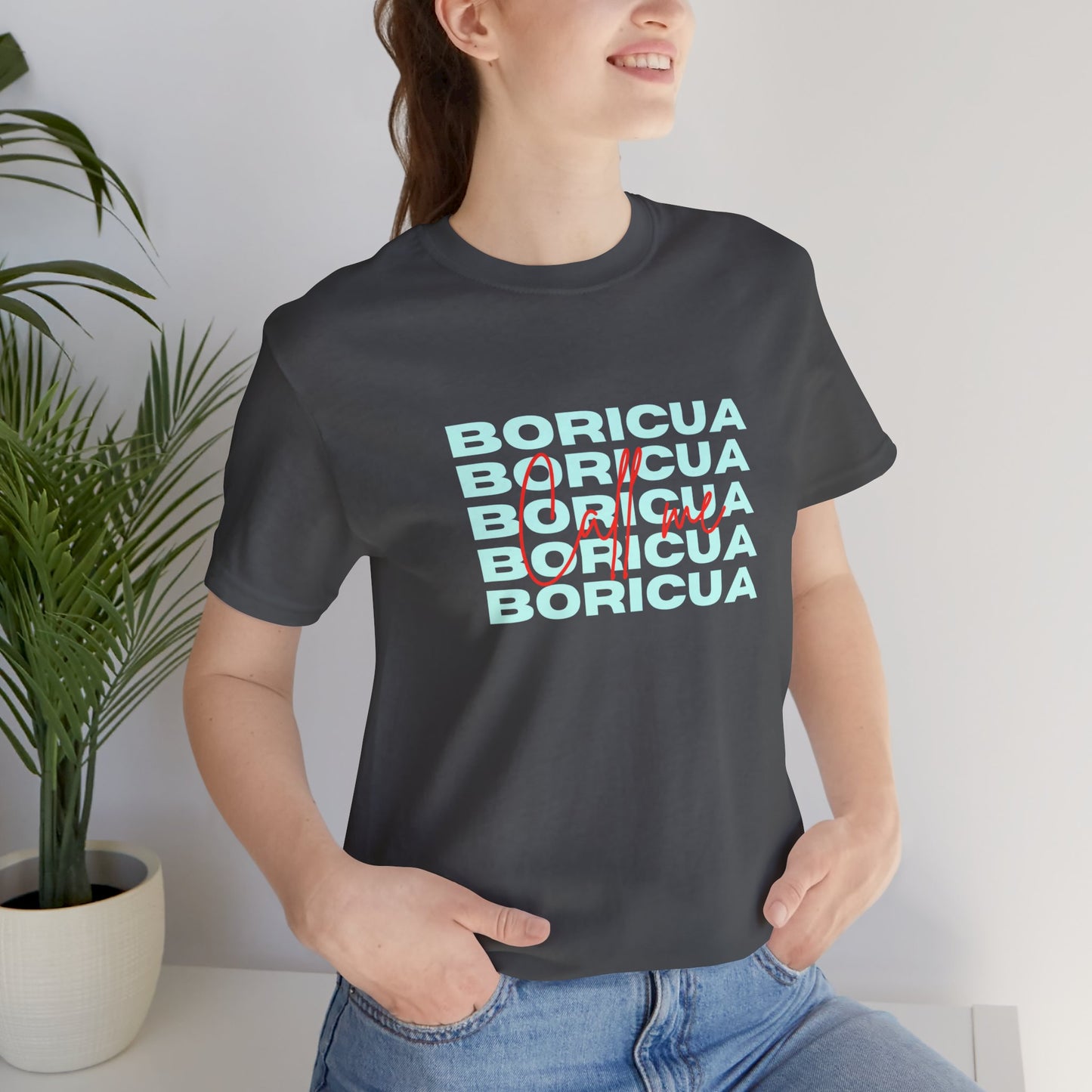 Call me Boricua Unisex Jersey Short Sleeve Tee