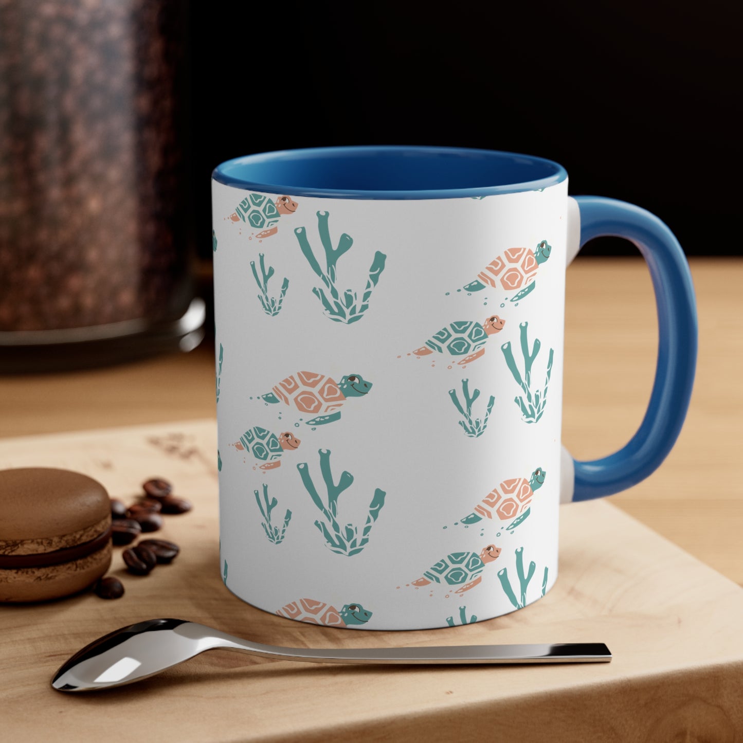 Two turtles Accent Coffee Mug, 11oz