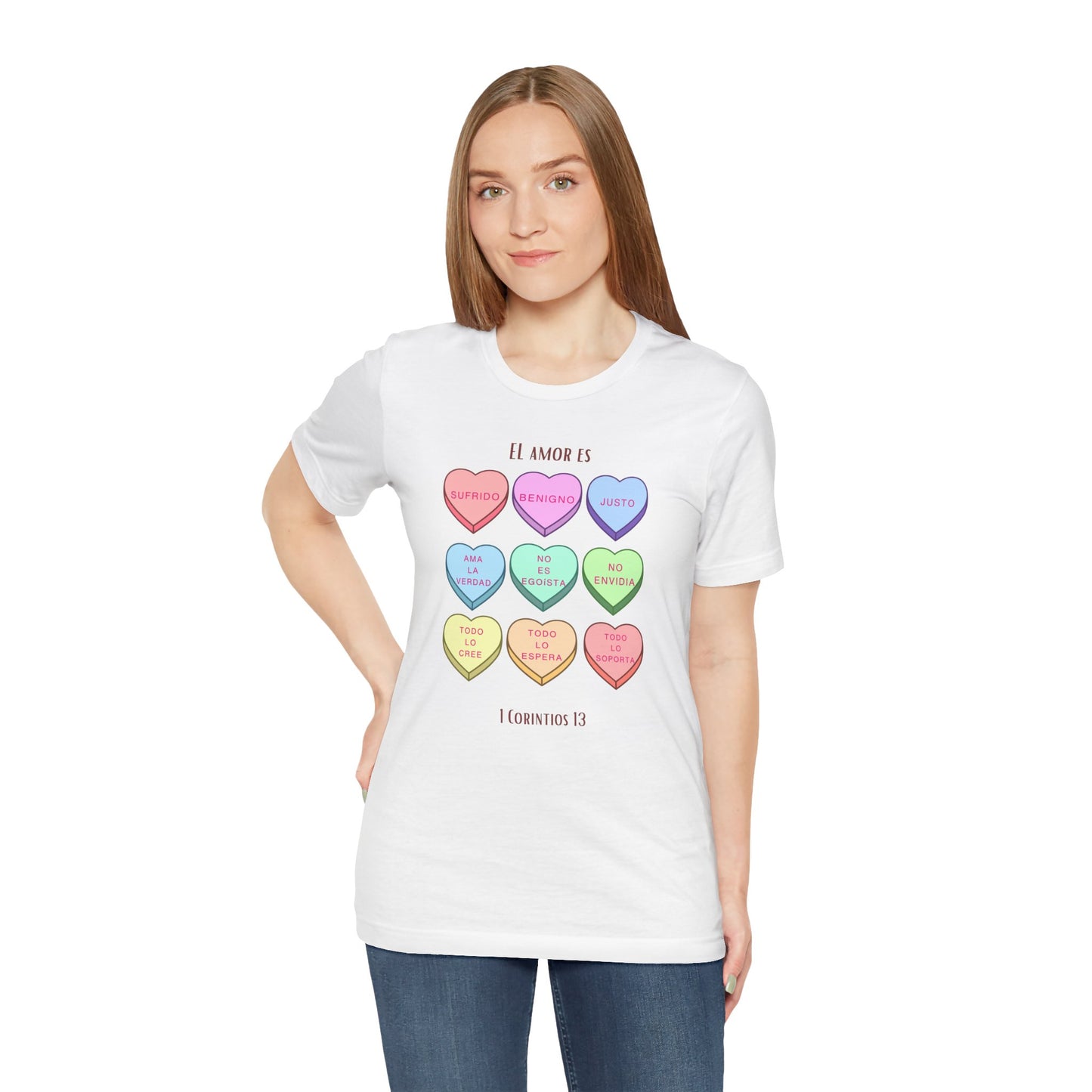 El amor es Unisex Jersey Short Sleeve Tee