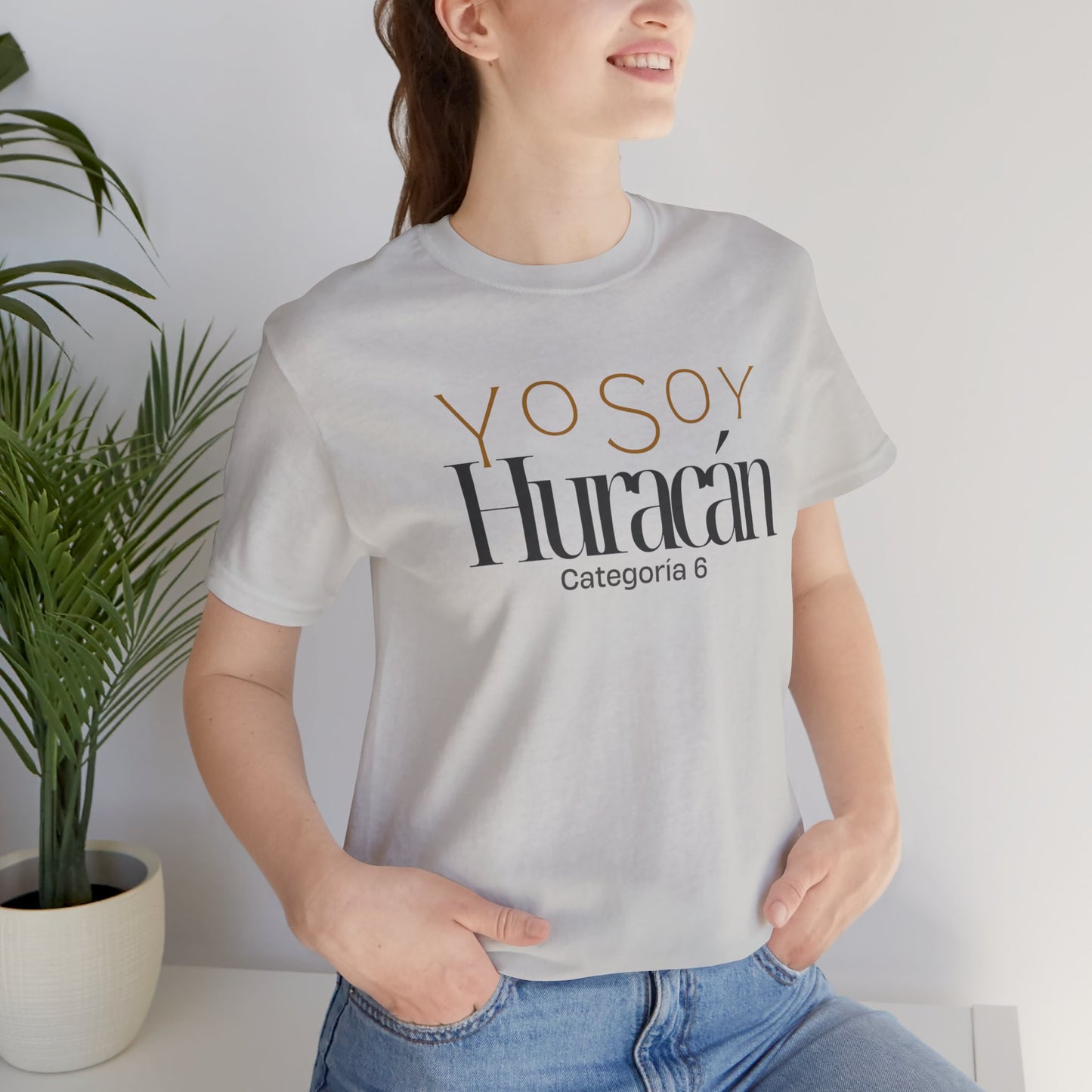 Yo Soy Huracán categoría 6 Unisex Jersey Short Sleeve Tee