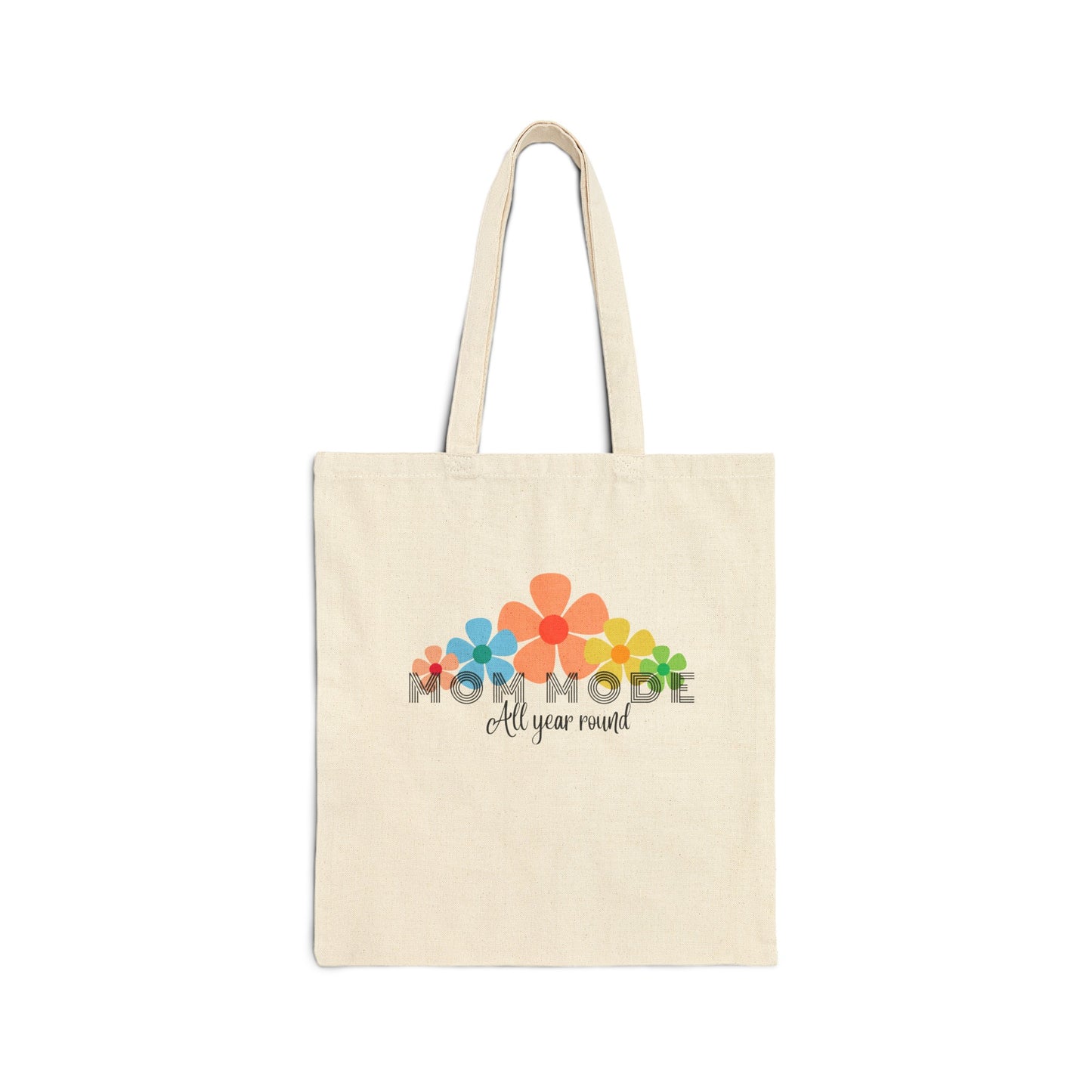 Mom mode Cotton Canvas Tote Bag