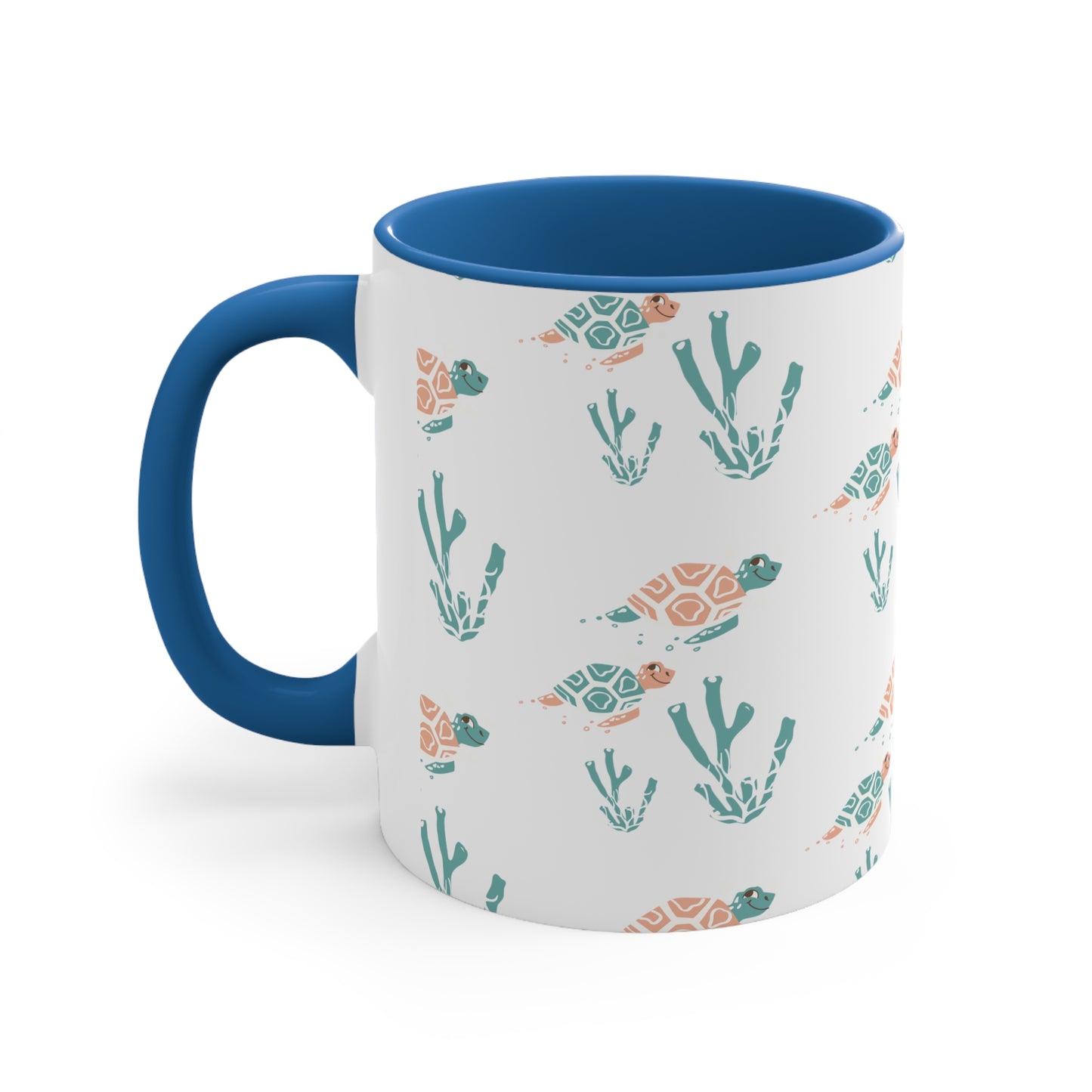 Two turtles Accent Coffee Mug, 11oz