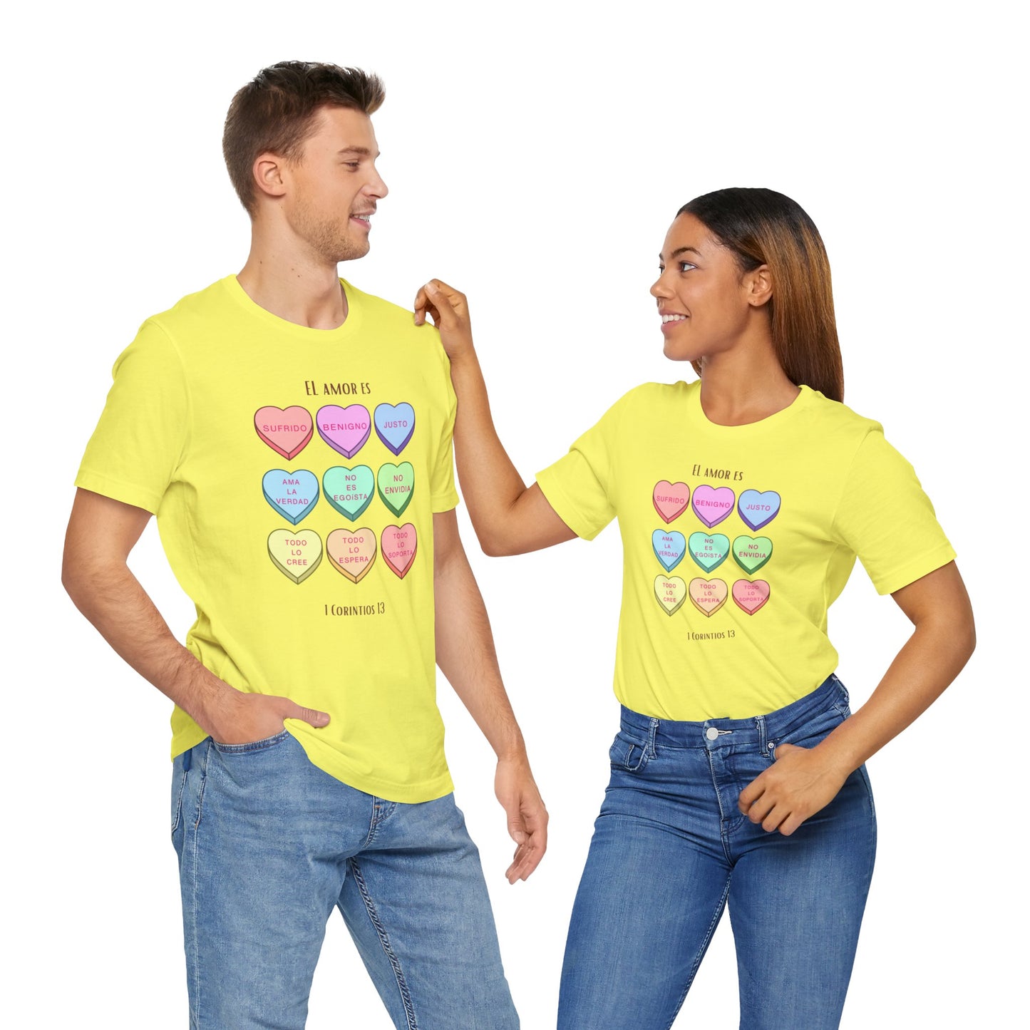 El amor es Unisex Jersey Short Sleeve Tee