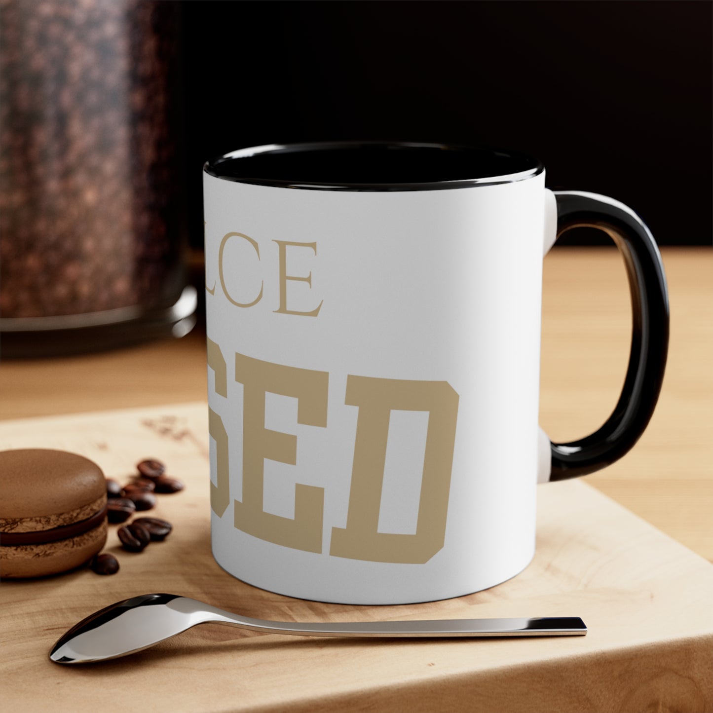 Dolce Hesed Cream Accent Coffee Mug, 11oz