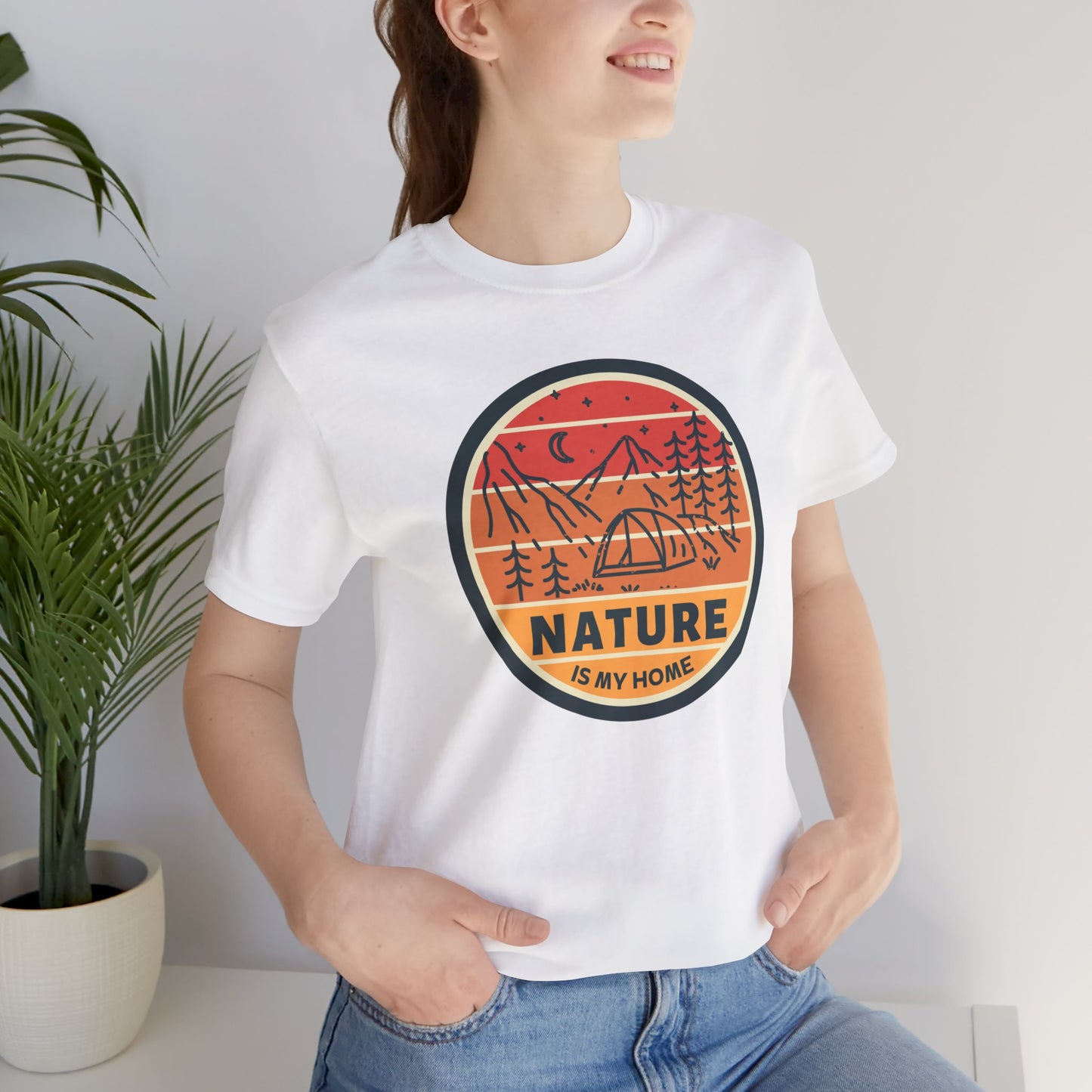 Nature is my home Unisex Jersey Short Sleeve Tee