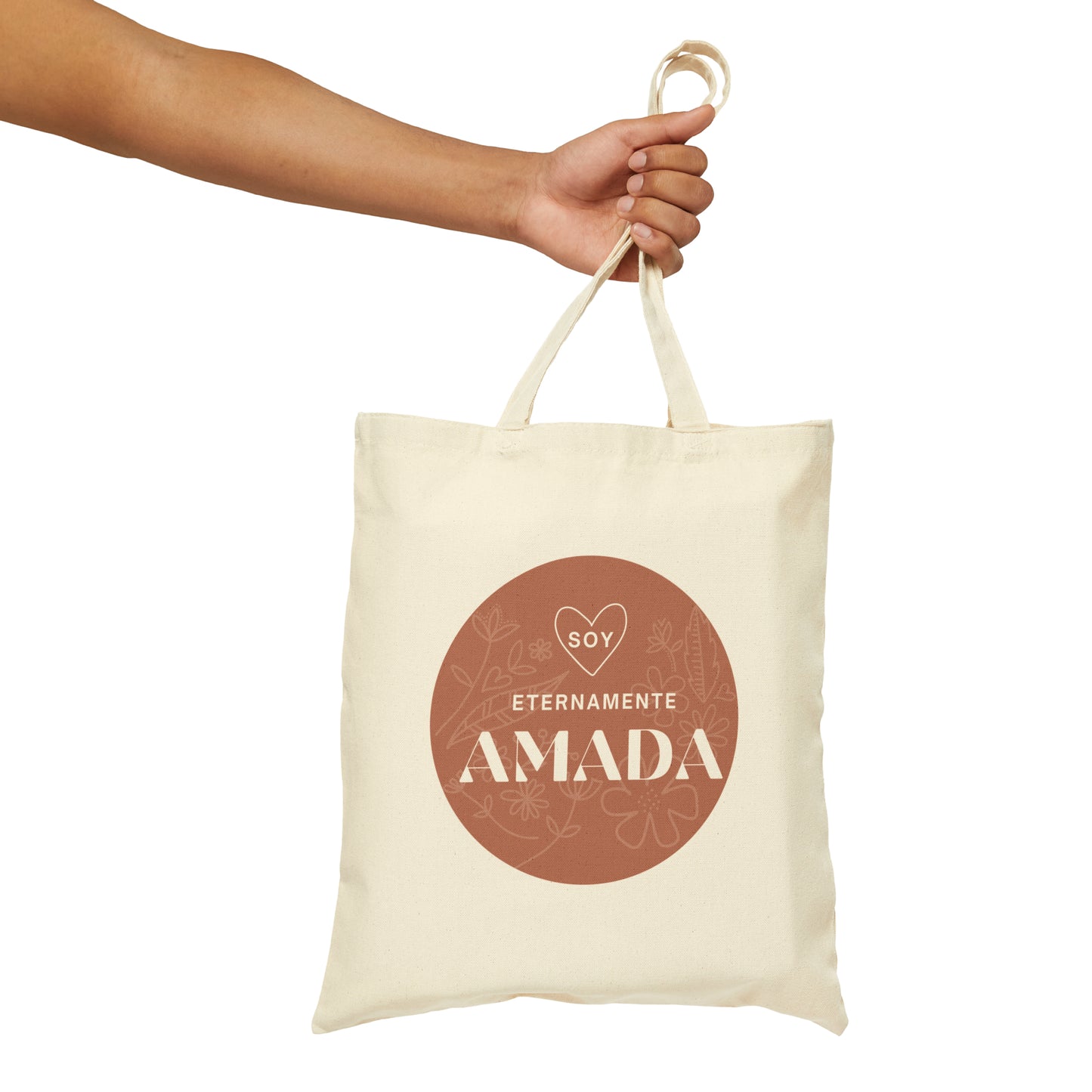 Soy Eternamente Amada Cotton Canvas Tote Bag