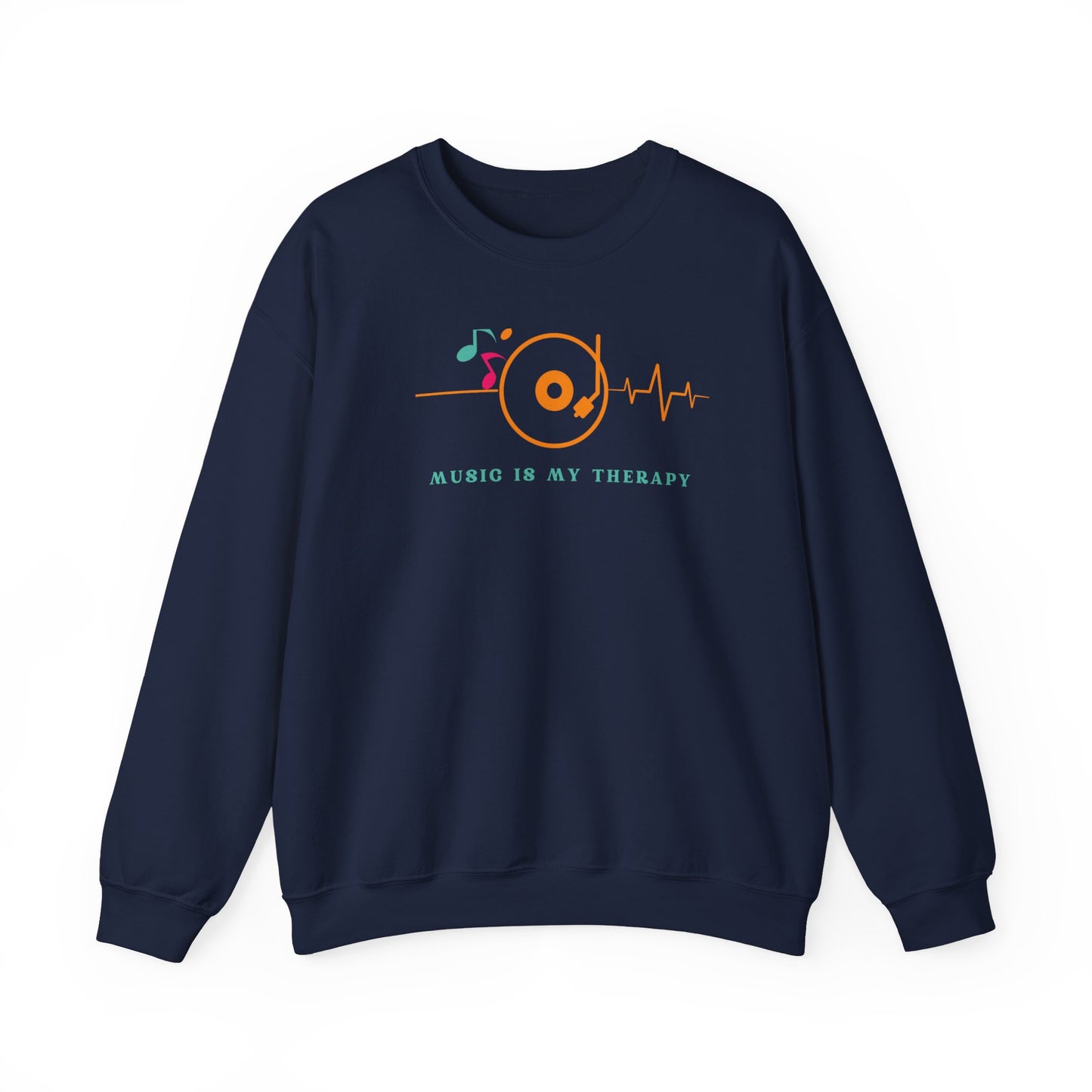 Music is my therapy Unisex Sweatshirt