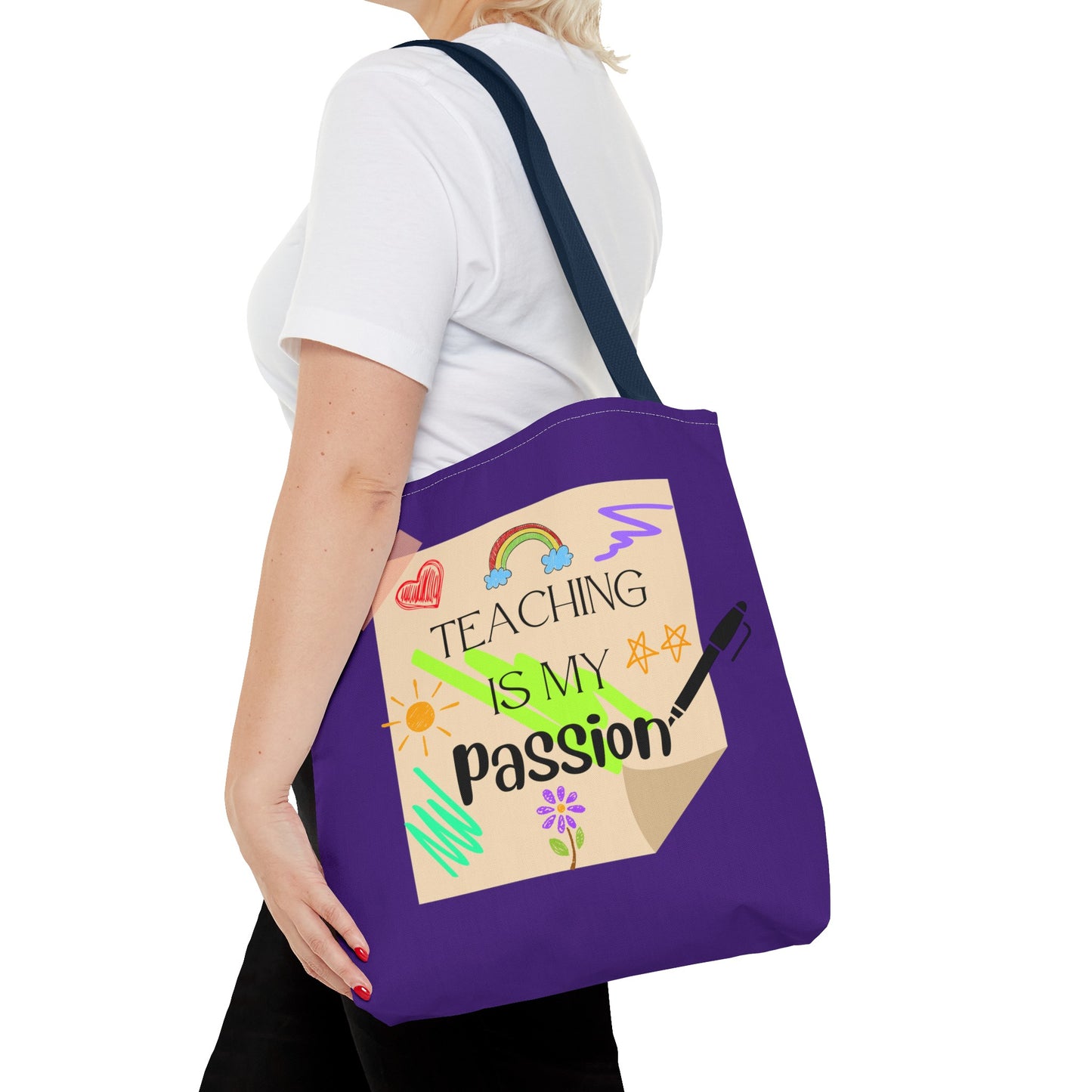 Teaching is my passion Tote Bag (AOP)