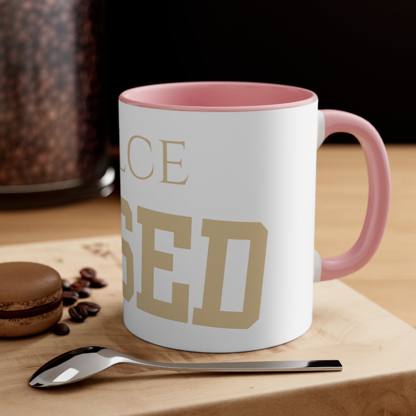 Dolce Hesed Cream Accent Coffee Mug, 11oz