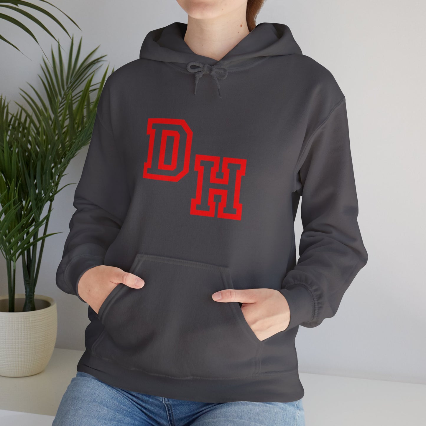 DH Red Unisex Hooded Sweatshirt