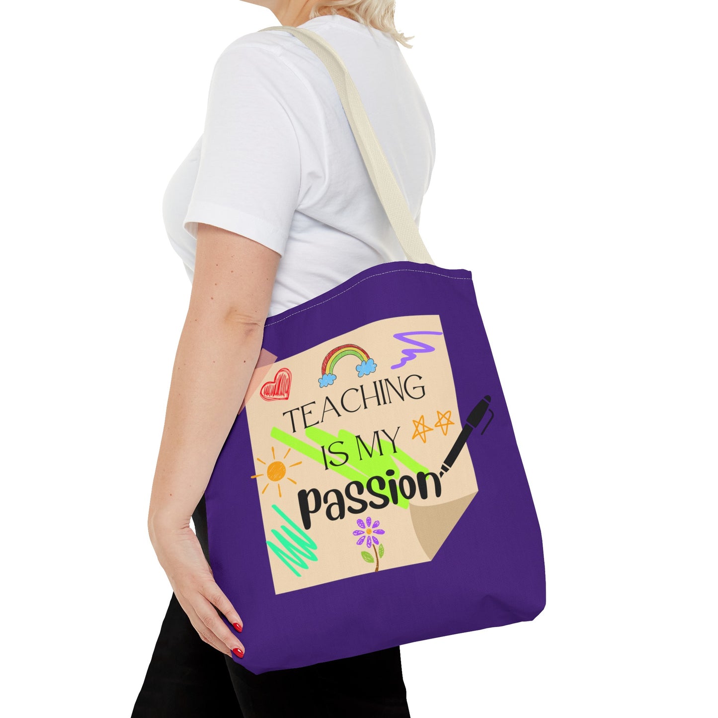 Teaching is my passion Tote Bag (AOP)