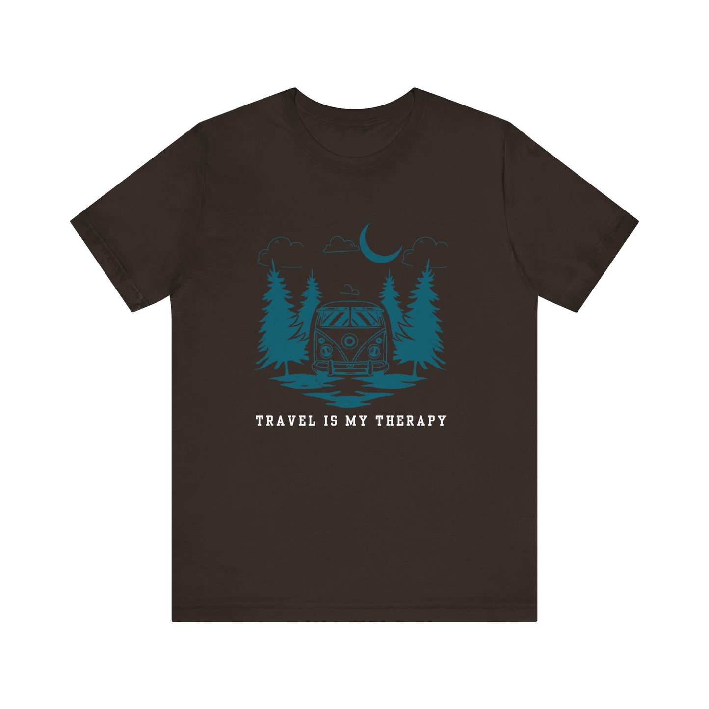 Travel is my therapy Unisex Jersey Short Sleeve Tee