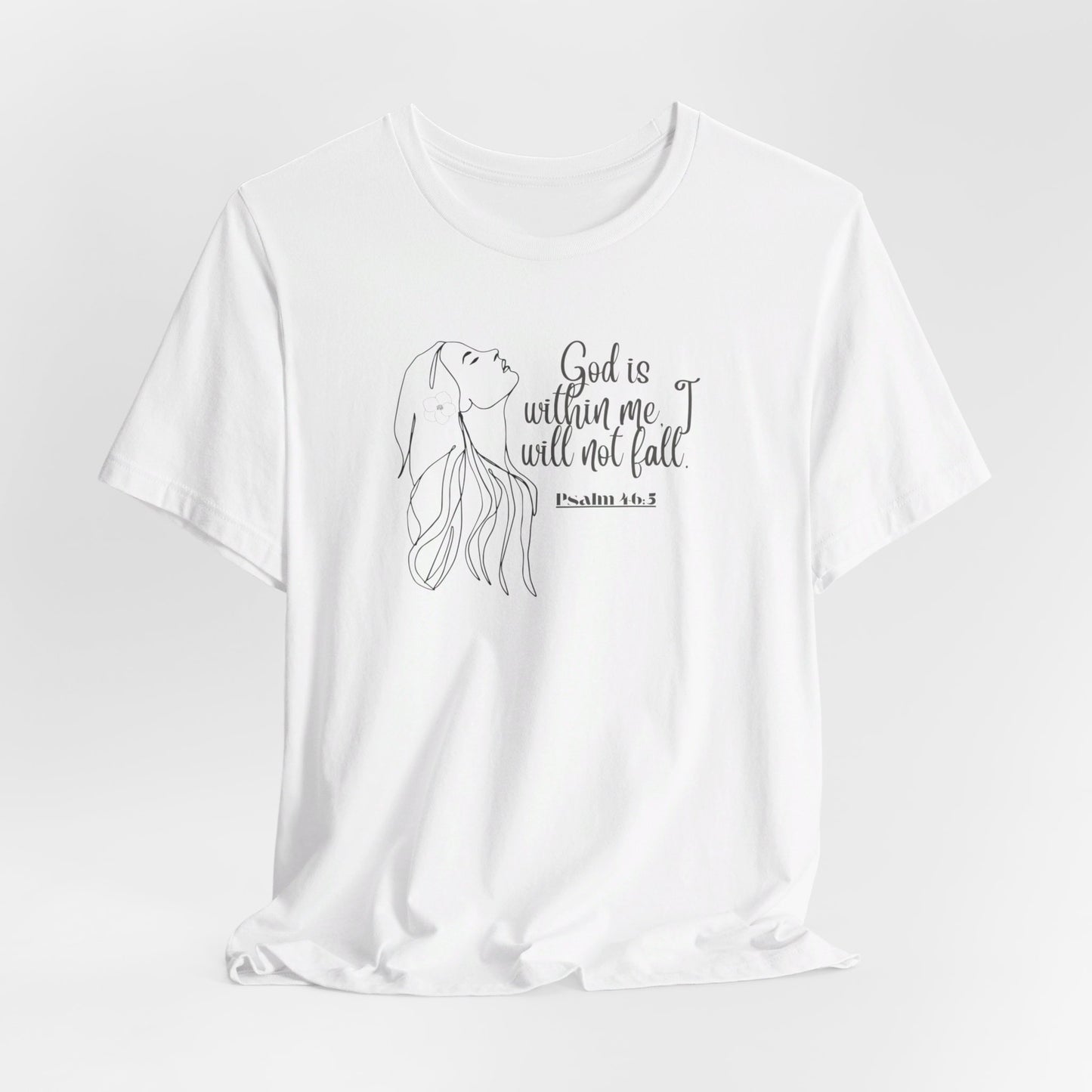 God is within me Unisex Jersey Short Sleeve Tee