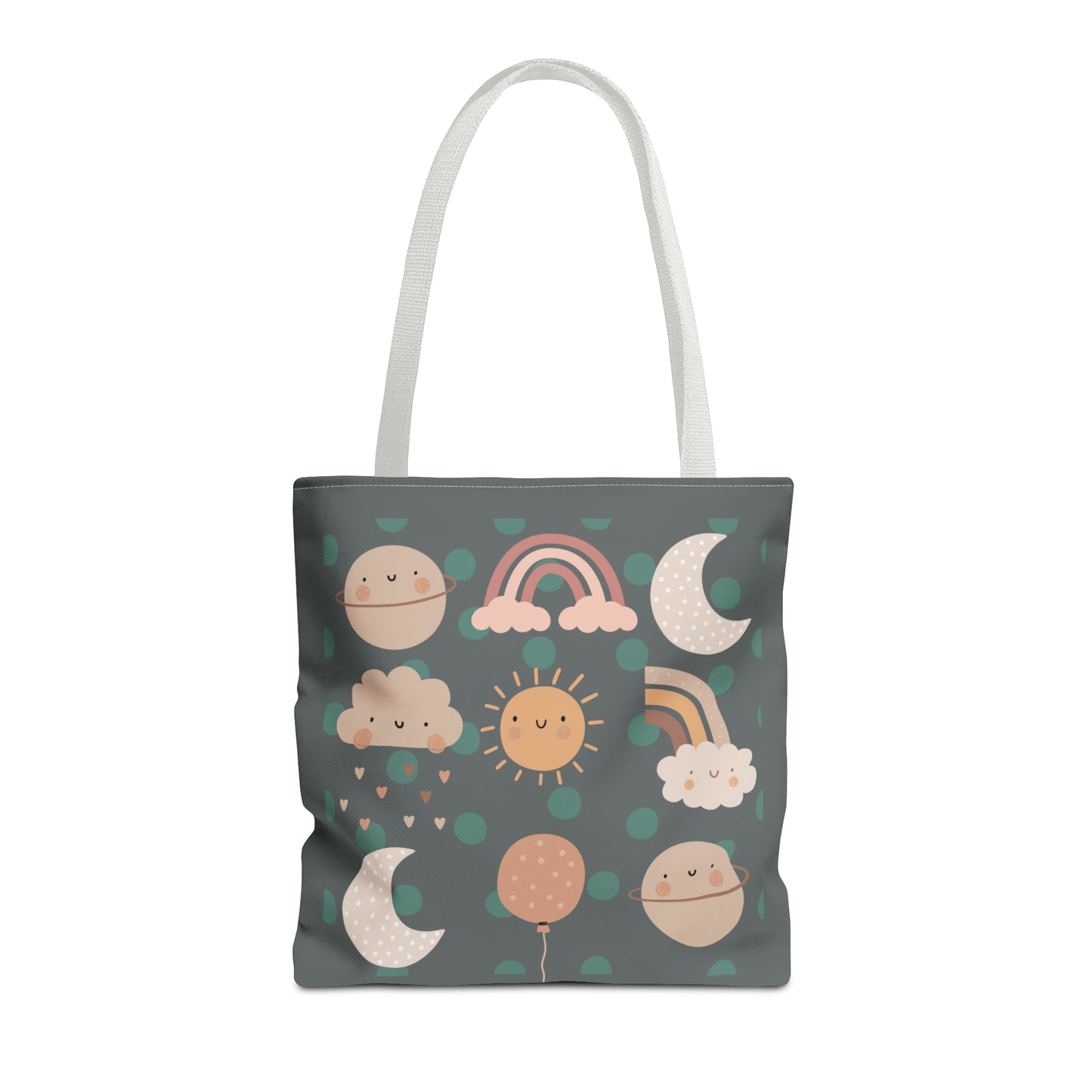 Rainbow, Sun and Moon (G) Tote Bag