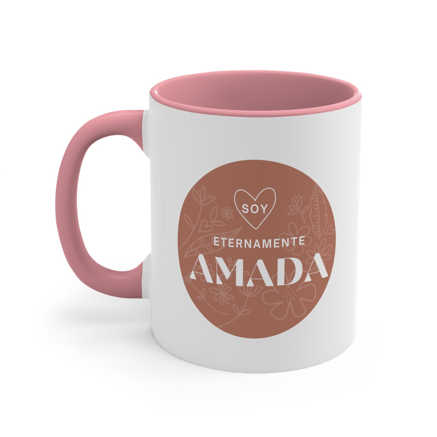 Soy eternamente amada Accent Coffee Mug, 11oz