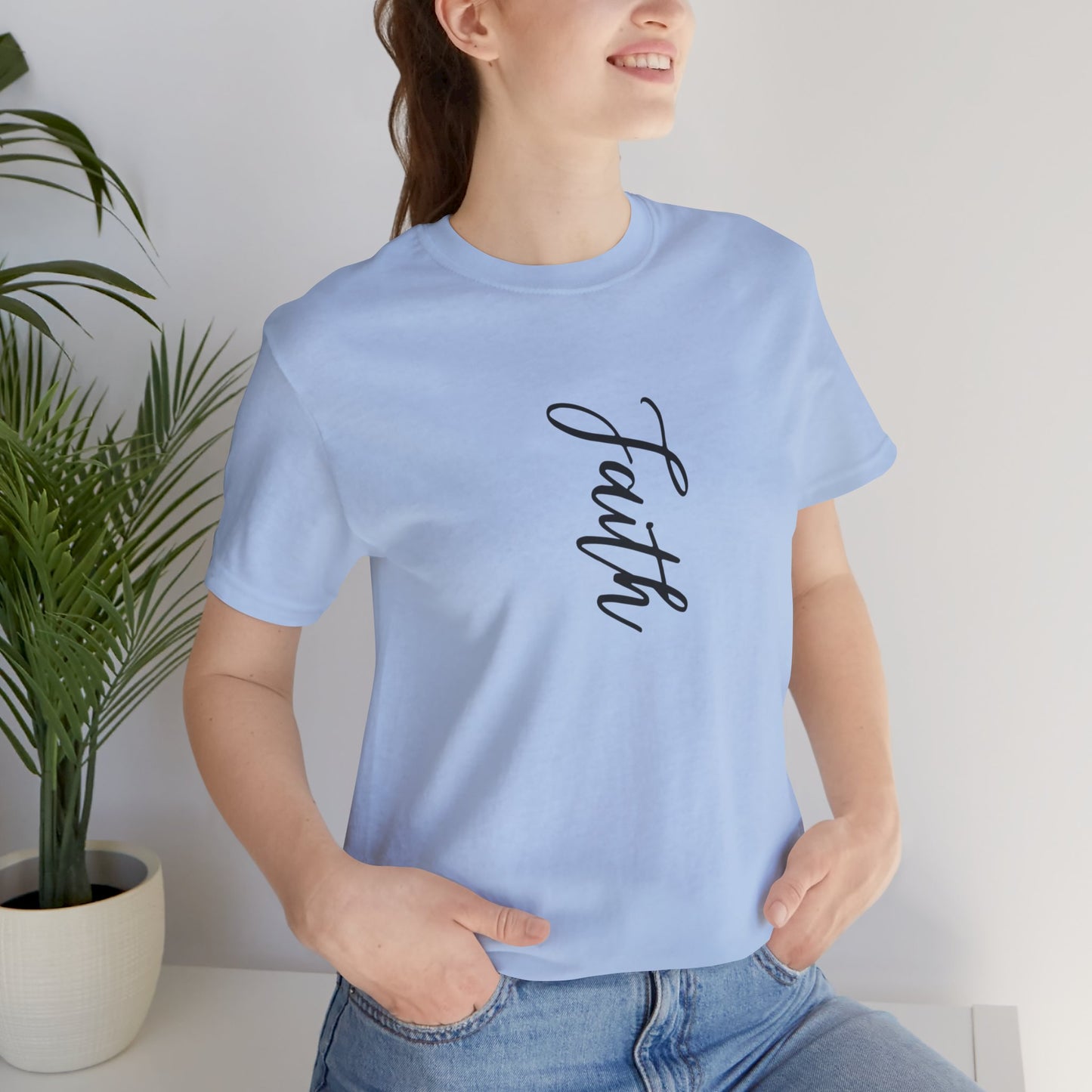 Faith Unisex Jersey Short Sleeve Tee