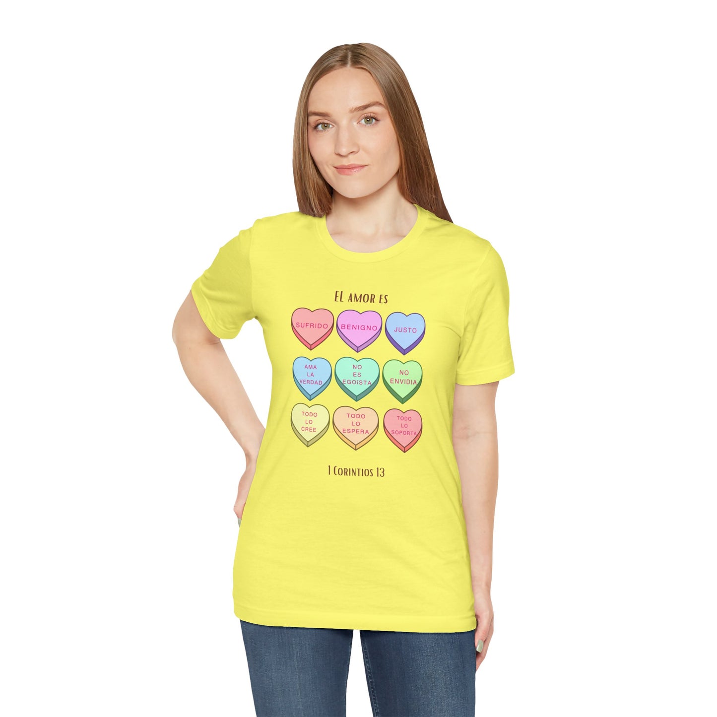 El amor es Unisex Jersey Short Sleeve Tee