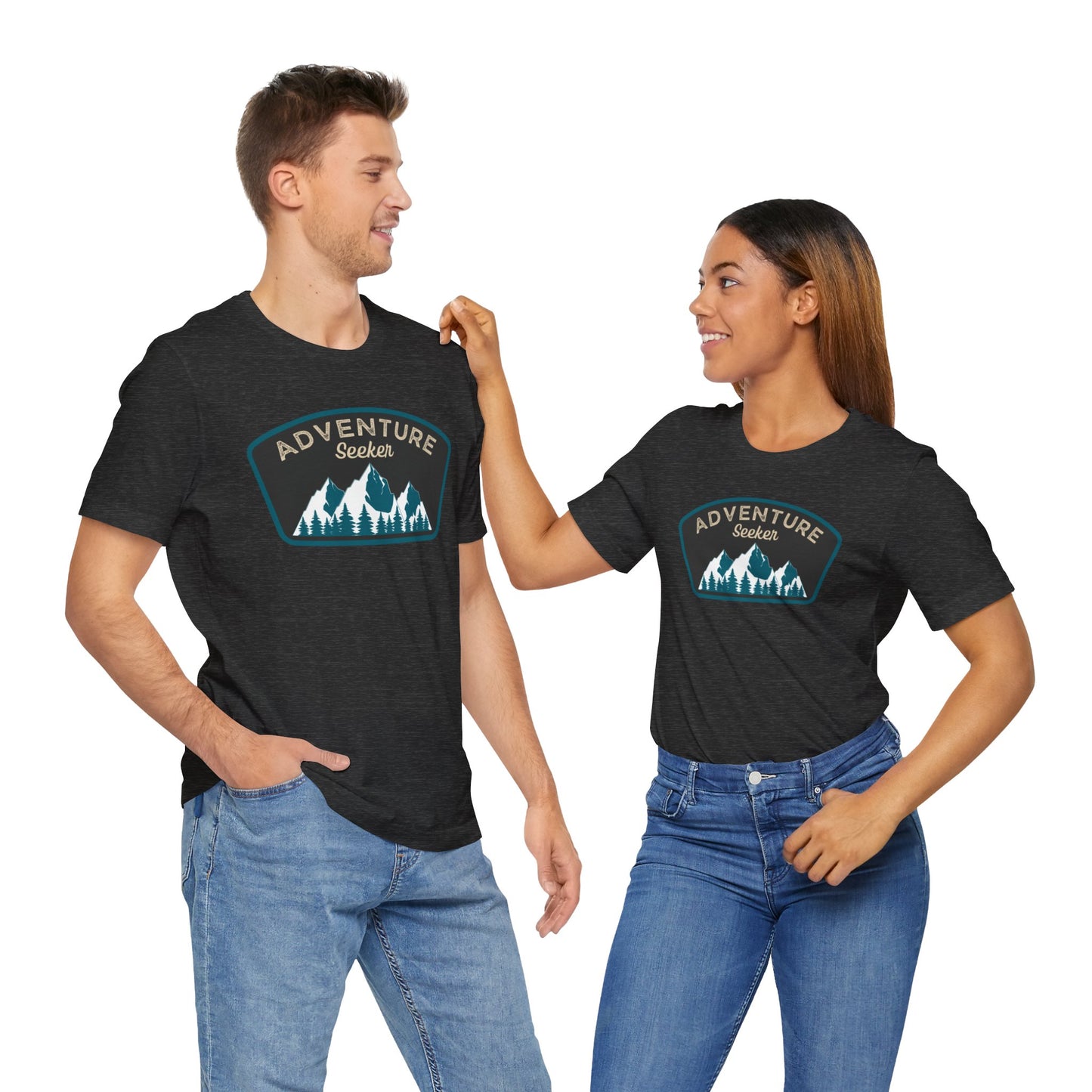 Adventure seeker Unisex Jersey Short Sleeve Tee