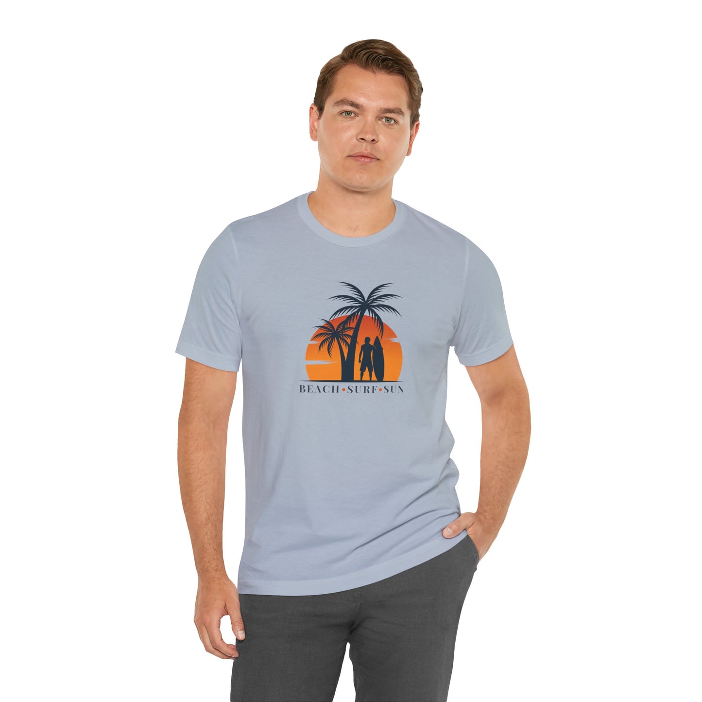 Beach, Surf, Sun Unisex Jersey Short Sleeve Tee