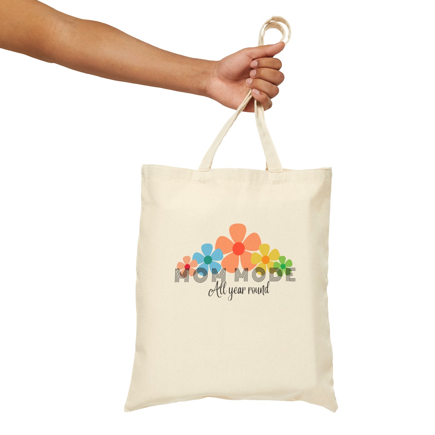 Mom mode Cotton Canvas Tote Bag