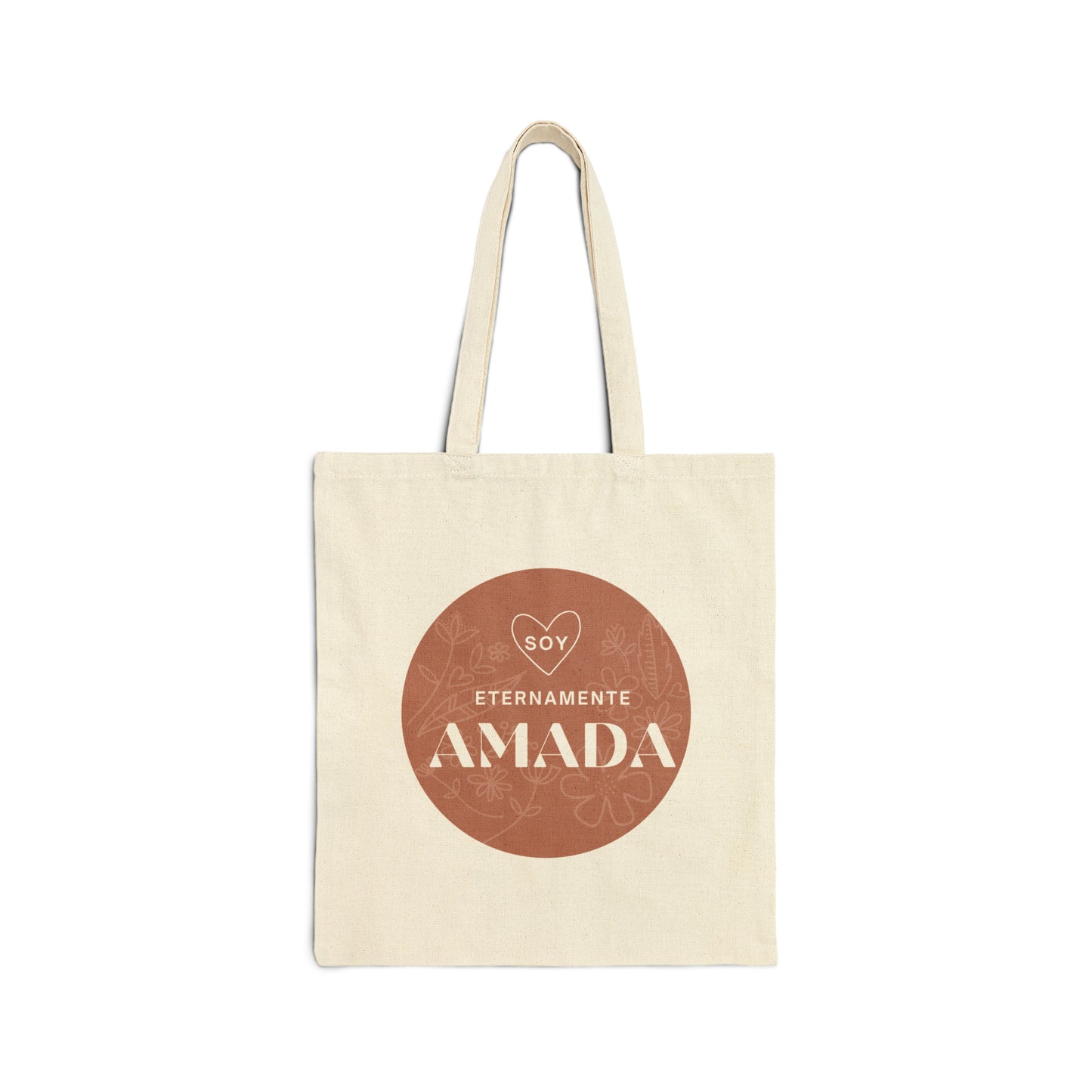 Soy Eternamente Amada Cotton Canvas Tote Bag