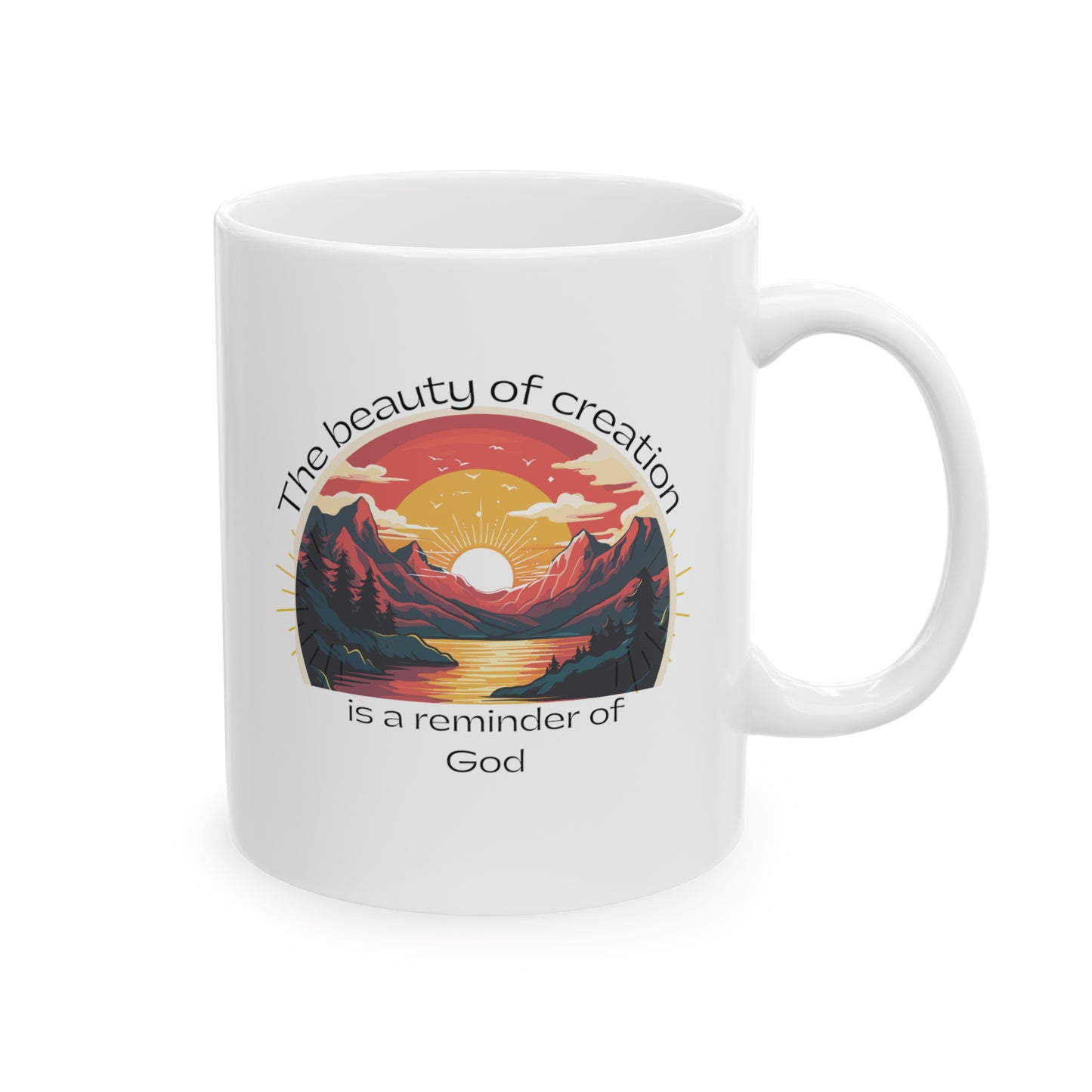 The Beauty of Creation Ceramic Mug 11oz