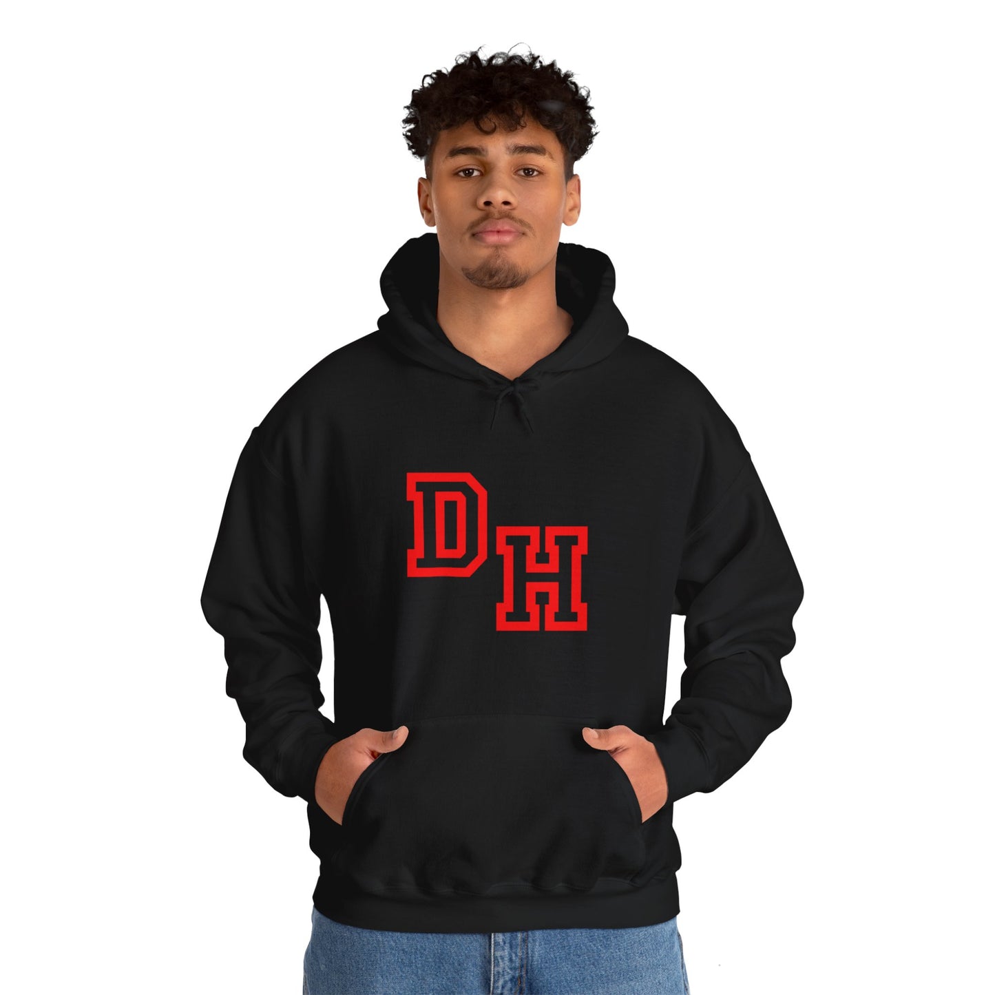 DH Red Unisex Hooded Sweatshirt